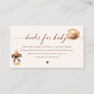 Carte D'accompagnement Baby Is Brewing Coffee Books For Baby