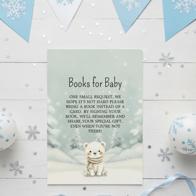 Carte D'accompagnement Baby It Cold Outside Polar Bear Books for Baby (Créateur téléchargé)