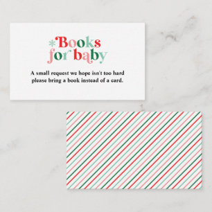 Carte D'accompagnement Baby it's Cold Retro Baby shower Demande de carnet