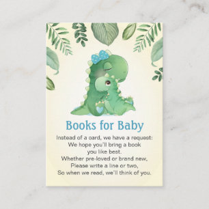 Carte D'accompagnement Baby Mommy Dinosaur Livres pour Baby shower Sprink