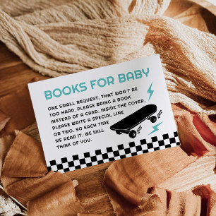 Carte D'accompagnement Baby on Board Skateboard Books for Baby Card