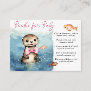 Carte D'accompagnement Baby Otter Girl Books for Baby