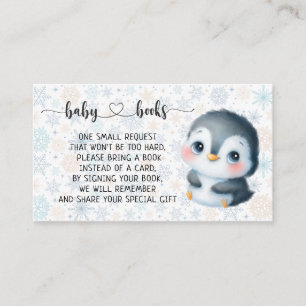 Carte D'accompagnement Baby Penguin Baby shower I Anniversaire