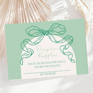 Carte D'accompagnement Baby shower à mâchoires à mâchoires dessinées de t