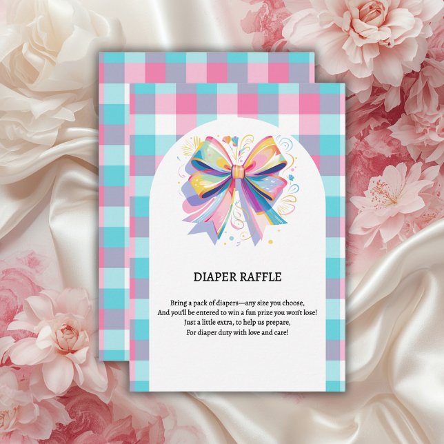 Carte D'accompagnement Baby shower à mâchoires colorées (Créateur téléchargé)