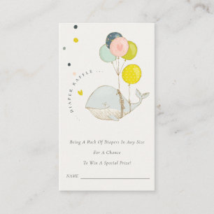 Carte D'accompagnement Baby shower à rouleaux sous-marin à ballets à ball