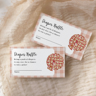 Carte D'accompagnement Baby shower à tarte Little Cutie