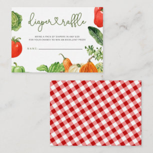 Carte D'accompagnement Baby shower agricole Déchets de chaudière