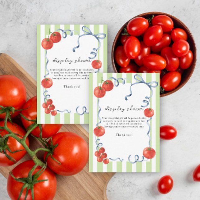 Carte D'accompagnement Baby shower aquarelle - douche d'affichage (Créateur téléchargé)