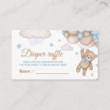 Baby shower Bleu Teddy Bear Balloon Déchets Raffi