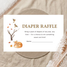 Baby Shower Bohème en Forêt de Bois - Tirage au So