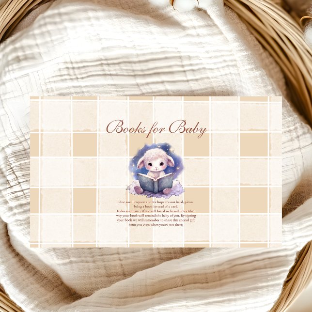 Carte D'accompagnement Baby shower Book Club Theme Books for Baby (Créateur téléchargé)