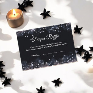 Carte D'accompagnement Baby shower céleste d'aquarelle