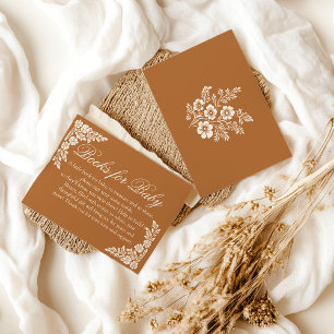 Carte D'accompagnement Baby shower Cielito Lindo Demande de réservation C