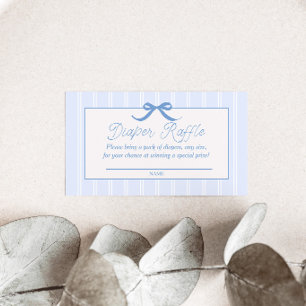 Carte D'accompagnement Baby Shower Citron Vintage Bleu 