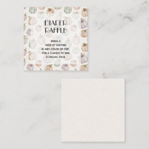 Carte D'accompagnement Baby shower citrouille Déchets