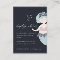 BABY SHOWER D'AFFICHAGE MARINE BLEU BLEU LITTLE ME