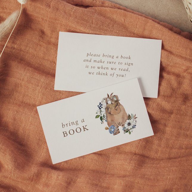 Carte D'accompagnement Baby shower d'allaitement Neutral Boho Apportez un (Créateur téléchargé)