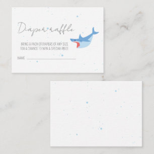 Carte D'accompagnement Baby shower de billard d'été de la fête du requin 