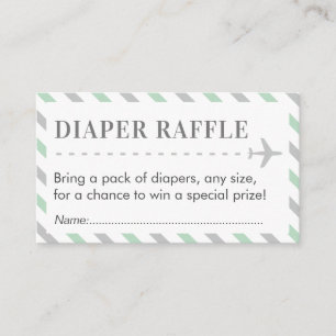 Carte D'accompagnement Baby shower de billet de rabat de la couche de voy