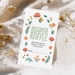 Carte D'accompagnement Baby shower de bois, chapelure