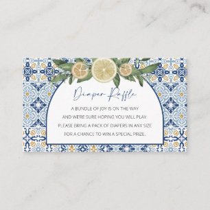 Carte D'accompagnement Baby shower de caleçon, thème italien