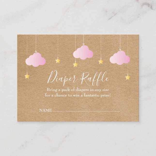 Carte D'accompagnement Baby shower de carafe à torchon rustique (Devant)