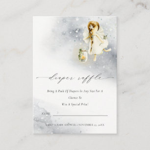 Carte D'accompagnement Baby shower de carafe magique à l'aquarelle Fairy