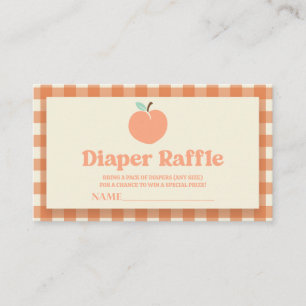 Carte D'accompagnement Baby shower de chair doux Raffle