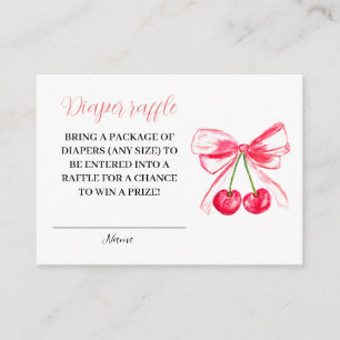 Carte D'accompagnement Baby shower de chaudière à chaudière rose