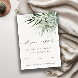 Carte D'accompagnement Baby shower de  de carafe de la fève sucrée