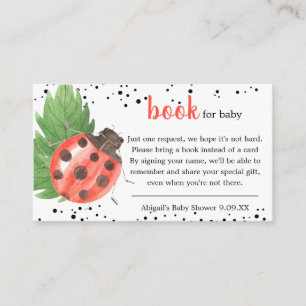 Carte D'accompagnement Baby shower de demande de carnet de carnets d'aqua