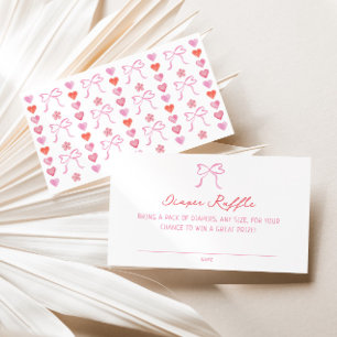 Carte D'accompagnement Baby Shower de Fête de Bébé Tirage au Sort de Couc
