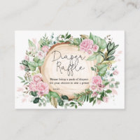 Baby shower de fleurs roses Reflets de couches