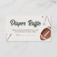 Baby shower de football Déchets Raffle