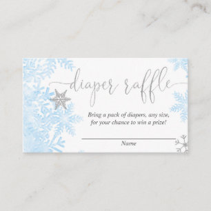 Carte D'accompagnement Baby shower de la couche de  en argent bleu