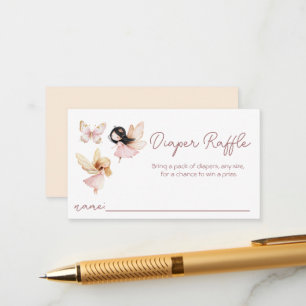 Carte D'accompagnement Baby shower de laiteries roses Raffin