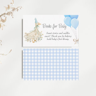 Carte D'accompagnement Baby shower de Little Goose Fleur sauvage Livres p