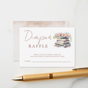 Carte D'accompagnement Baby shower de livre d'histoire Déchets Raffle
