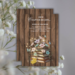 Carte D'accompagnement Baby shower de livres de contes magiques russes