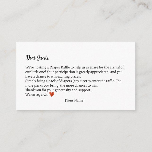 Carte D'accompagnement Baby shower de l'ours en peluche de l'automne (Dos)