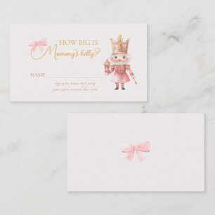 Carte D'accompagnement Baby shower de Noël Casse-noisette Quelle est la t