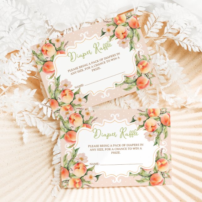 Carte D'accompagnement Baby shower de pêche florale au chapeau (Créateur téléchargé)