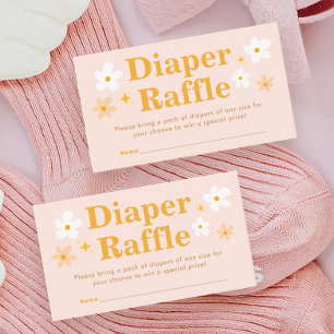 Carte D'accompagnement Baby shower de printemps floral Raffin de couche