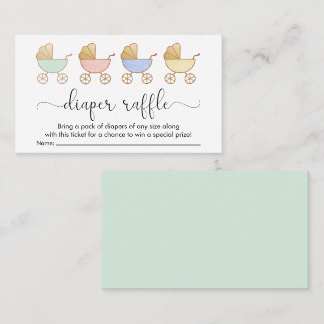 Carte D'accompagnement Baby shower de rabat Retro Carrières (Devant / Derrière)