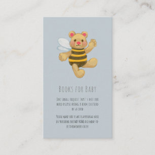 Carte D'accompagnement Baby shower de réservation pour le chou gris