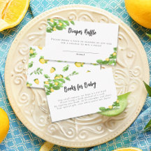 Baby shower de rousseur citron Citrus