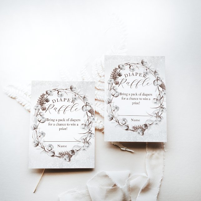 Carte D'accompagnement Baby shower de rousseur de lessive florale de l'hi (Créateur téléchargé)