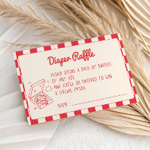 Baby shower de serviettes en gingham rouge, tirage