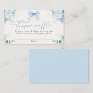 Carte D'accompagnement Baby shower Déchets de papier Raffle Card avec arc